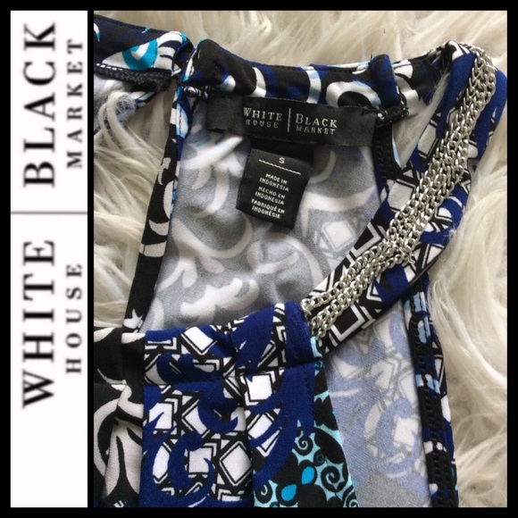 WHBM Printed Chain Detail Tunic - Picture 4 of 8